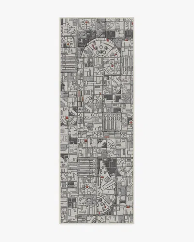 Ruggable Smugglers Geo Grey Flatwoven Rug In Gray