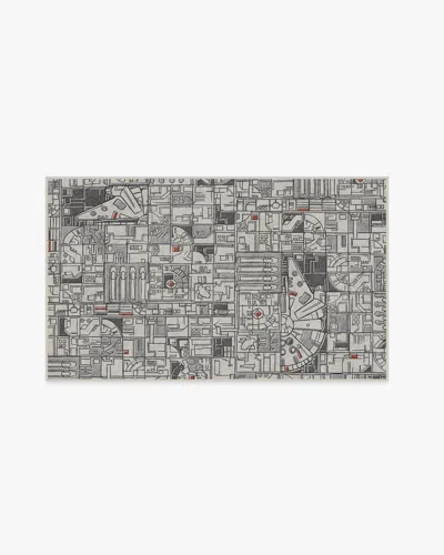 Ruggable Smugglers Geo Grey Flatwoven Rug In Gray