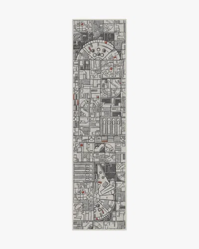 Ruggable Smugglers Geo Grey Flatwoven Rug In Gray