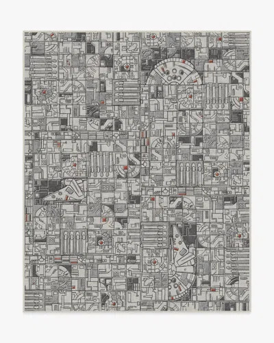 Ruggable Smugglers Geo Grey Flatwoven Rug In Gray