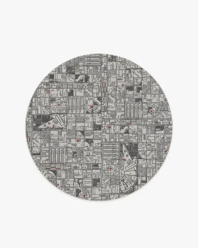 Ruggable Smugglers Geo Grey Flatwoven Rug In Gray