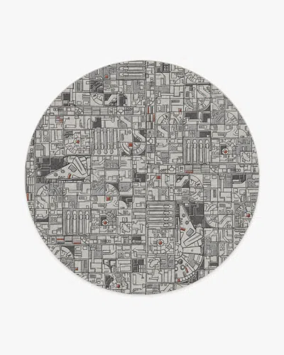 Ruggable Smugglers Geo Grey Flatwoven Rug In Gray