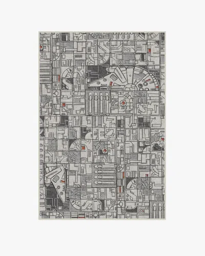 Ruggable Smugglers Geo Grey Flatwoven Rug In Gray