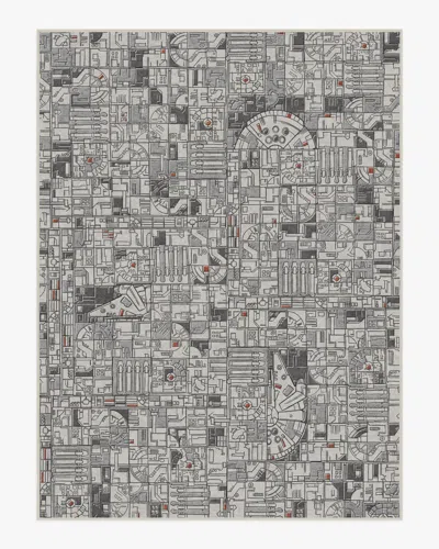 Ruggable Smugglers Geo Grey Flatwoven Rug In Gray