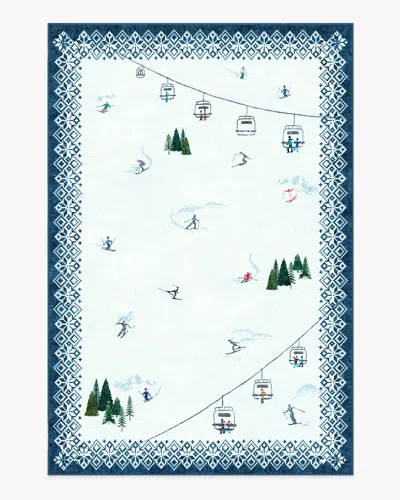 Ruggable Snow Day Multicolor Flatwoven Rug