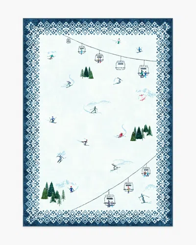 Ruggable Snow Day Multicolor Flatwoven Rug
