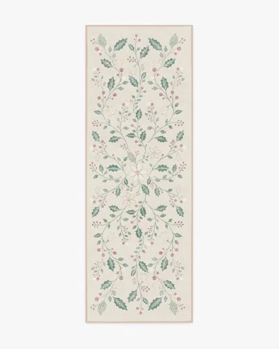 Ruggable Snowberry Cream Flatwoven Rug In Multi