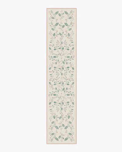 Ruggable Snowberry Cream Flatwoven Rug In Green