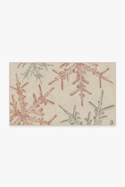 Ruggable Snowflake Creme Flatwoven Rug In Multi