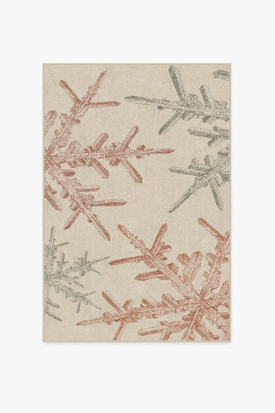 Ruggable Snowflake Creme Flatwoven Rug In Neutral