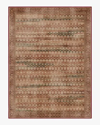 Ruggable Solana Rust & Sage Flatwoven Rug