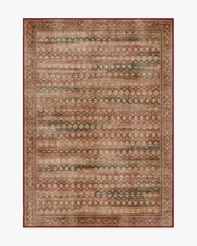 Ruggable Solana Rust & Sage Flatwoven Rug