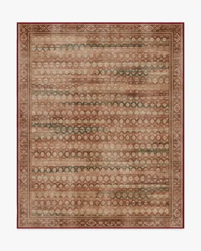 Ruggable Solana Rust & Sage Flatwoven Rug
