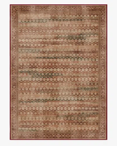 Ruggable Solana Rust & Sage Flatwoven Rug