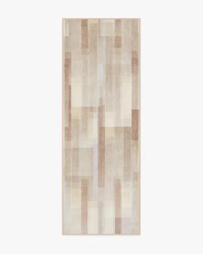 Ruggable Solar Drift Neutral Flatwoven Rug In Brown