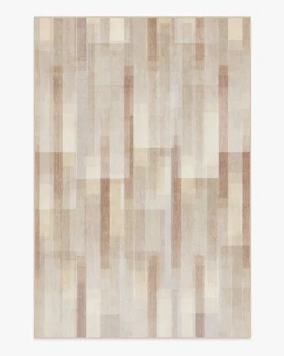 Ruggable Solar Drift Neutral Flatwoven Rug In Brown