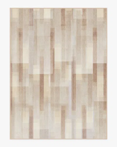 Ruggable Solar Drift Neutral Flatwoven Rug In Brown