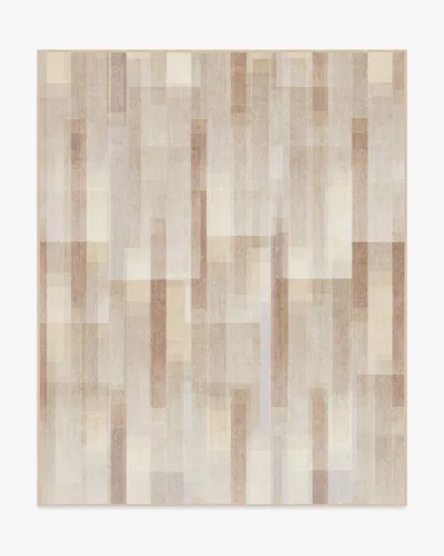 Ruggable Solar Drift Neutral Flatwoven Rug In Brown
