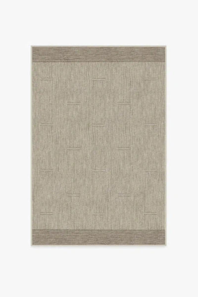 Ruggable Solvi Stone Flatwoven Rug In Brown