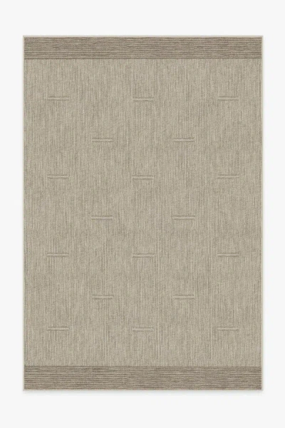 Ruggable Solvi Stone Flatwoven Rug In Brown