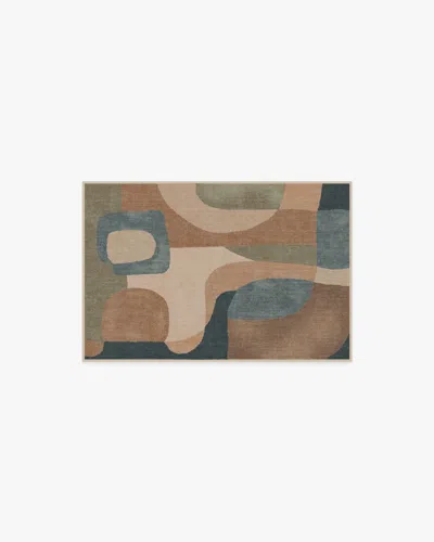 Ruggable Sonia Sand & Ocean Flatwoven Rug By Justina Blakeney In Brown