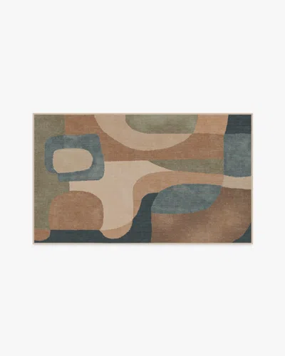 Ruggable Sonia Sand & Ocean Flatwoven Rug By Justina Blakeney In Brown