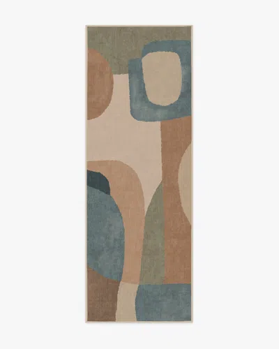 Ruggable Sonia Sand & Ocean Flatwoven Rug By Justina Blakeney In Brown
