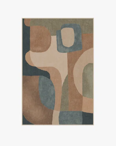 Ruggable Sonia Sand & Ocean Flatwoven Rug By Justina Blakeney In Brown