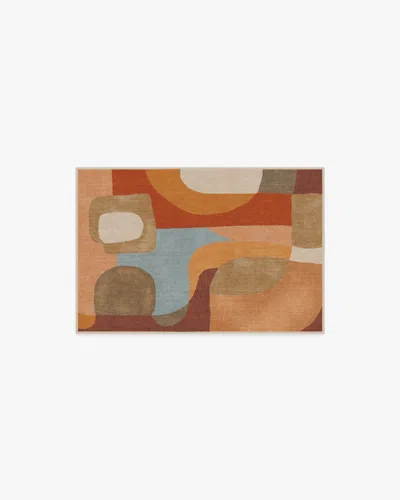 Ruggable Sonia Terra & Sage Flatwoven Rug By Justina Blakeney In Brown