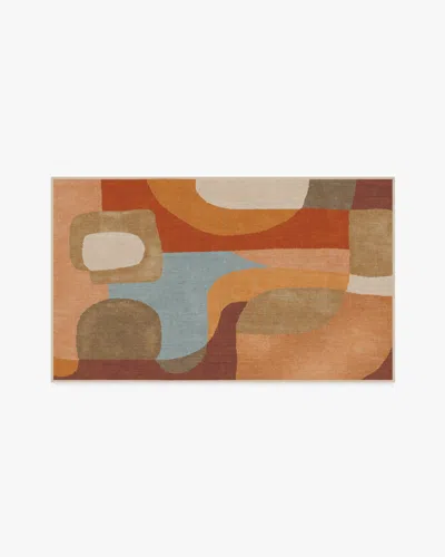 Ruggable Sonia Terra & Sage Flatwoven Rug By Justina Blakeney In Brown