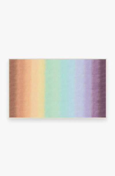Ruggable Spectrum Rainbow Flatwoven Rug In Multi