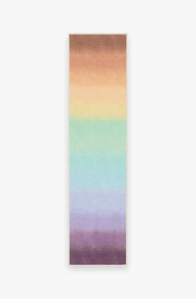 Ruggable Spectrum Rainbow Flatwoven Rug In Multi