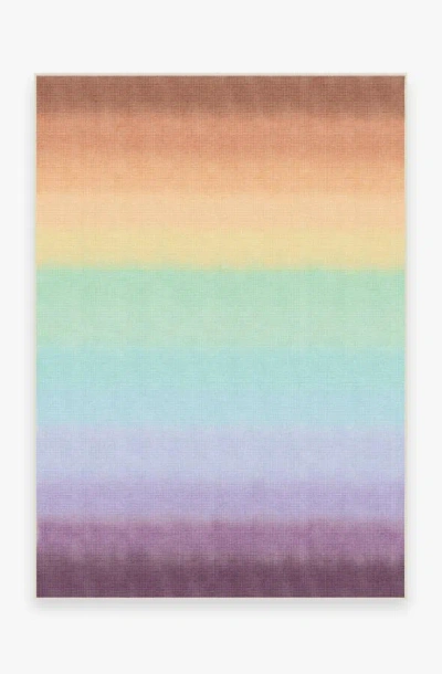 Ruggable Spectrum Rainbow Flatwoven Rug In Multi