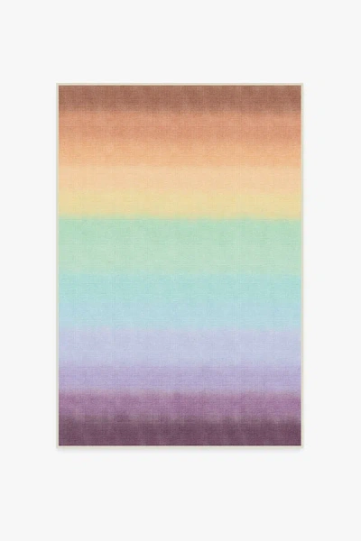 Ruggable Spectrum Rainbow Flatwoven Rug In Multi