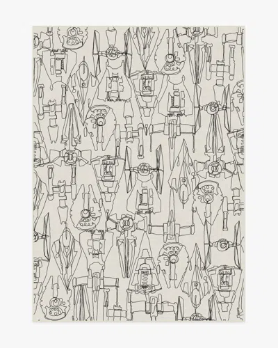Ruggable Star Wars Armada Creme Flatwoven Rug In Neutral