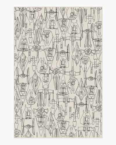 Ruggable Star Wars Armada Creme Flatwoven Rug In Neutral
