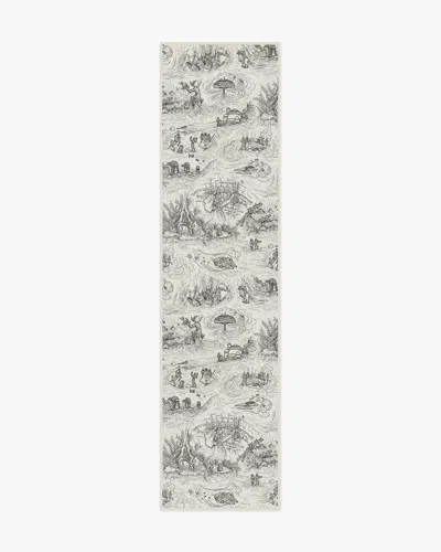 Ruggable Star Wars Toile White Flatwoven Rug In Gray