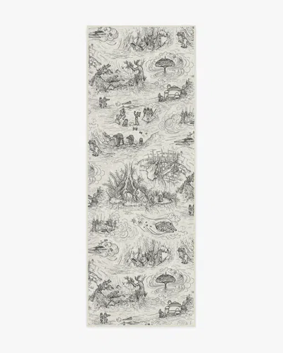 Ruggable Star Wars Toile White Flatwoven Rug In Gray