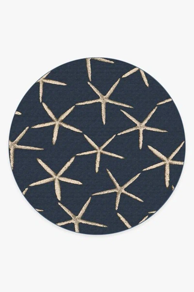 Ruggable Starfish Navy Flatwoven Rug In Blue