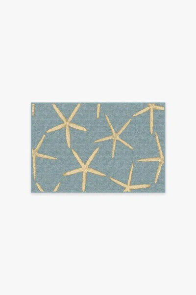 Ruggable Starfish Pale Blue Flatwoven Rug