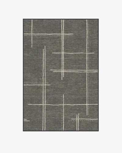 Ruggable Stellan Charcoal Flatwoven Rug In Multi