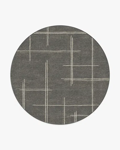 Ruggable Stellan Charcoal Flatwoven Rug In Gray