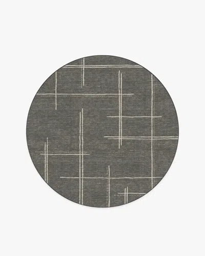 Ruggable Stellan Charcoal Flatwoven Rug In Gray