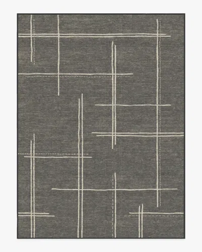 Ruggable Stellan Charcoal Flatwoven Rug In Gray