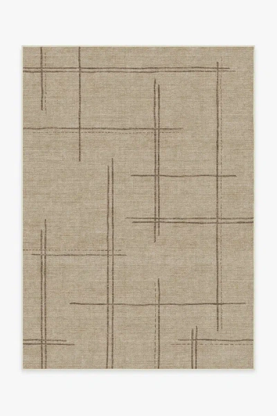 Ruggable Stellan Latte Brown Flatwoven Rug