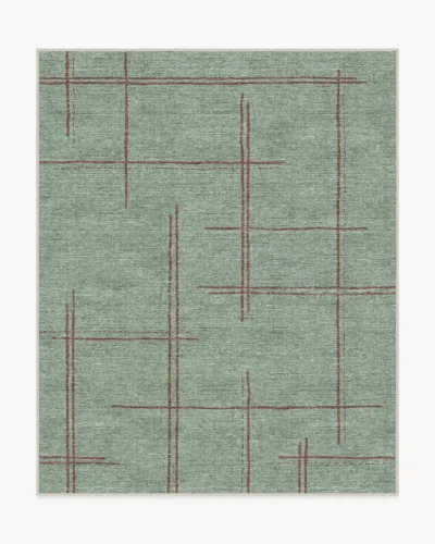 Ruggable Stellan Sage Flatwoven Rug In Green
