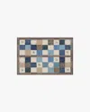 Ruggable Stonefruit Blue Flatwoven Rug In Blue
