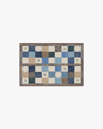 Ruggable Stonefruit Blue Flatwoven Rug