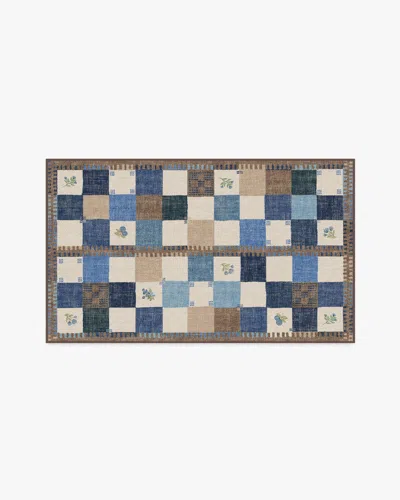 Ruggable Stonefruit Blue Flatwoven Rug