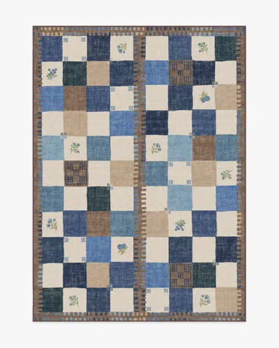Ruggable Stonefruit Blue Flatwoven Rug